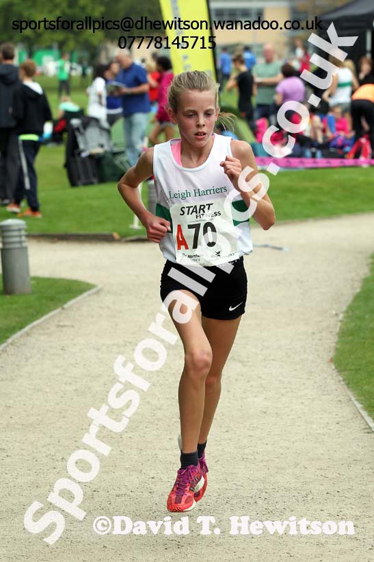 Girls under-13s Northern Road Relays, Warrington. Photo: David T. Hewitson/Sports for All Pics